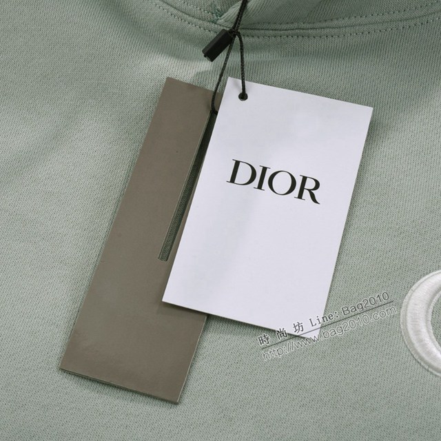 Dior專櫃迪奧2023FW新款刺繡拉絨連帽衛衣 男女同款 tzy3037
